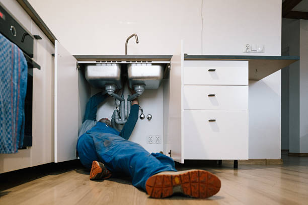 Professional Drain Cleaning technician working in Boonton, NJ